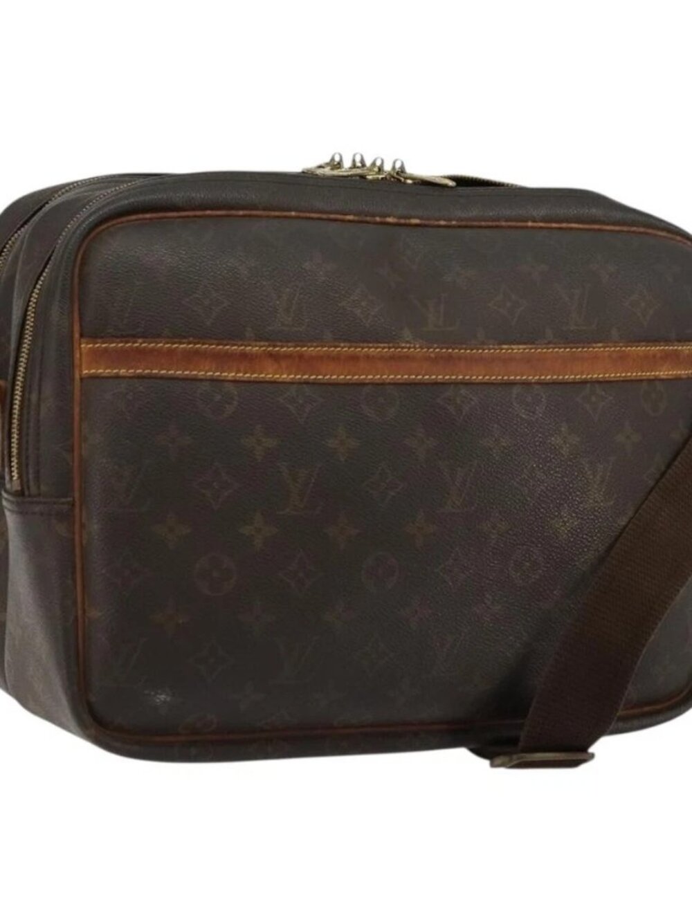 LOUIS VUITTON Monogram Reporter GM Shoulder Bag M45252 LV Auth ti3871